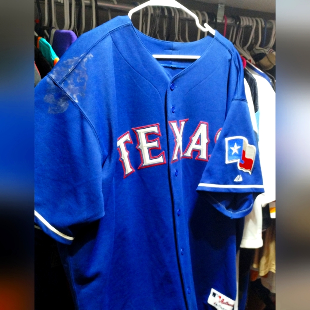 Authentic Texas rangers jersey